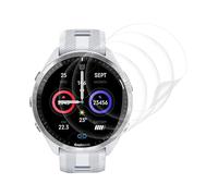 FOXZKISS Lot de 2 films de protection d'écran pour Garmin Forerunner 965 en verre blindé pour Garmin Forerunner 965, dureté 9H, film de protection d'écran HD, ultra transparent, ultra résistant