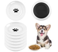 Foydream Gamelle pour Chien, 250 ML 6 Pièces Gamelle Chien Chat Surelevee Céramique avec Base Antidérapants pour Chiens de Petite et Moyenne Taille