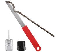 Foydream Outils de Demonte de Cassette Vélo Chain, 3 PCS Kit D'outils de Chaîne pour Fouet de chaîne de vélo pour Shimano/SRAM/SunRace/SunTour/Chris King, Convient aux chaînes de 5-12 Vitesses