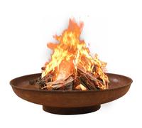 Foyer 80 cm Acier Bol de Feu Jardin Terrasse Patio Extérieur Cour vidaXL