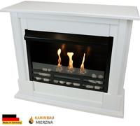Foyer à gel Cheminée à l'éthanol Modèle Emily Premium Royal Blanc