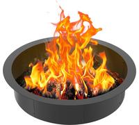 Foyer anneau de feu coupe de feu de camp métal 1016mm jardin terrasse