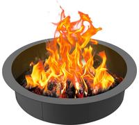 Foyer Anneau de feu Coupe de feu de camp Métal 1143mm Jardin Terrasse