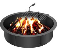 Foyer anneau de feu coupe de feu de camp métal Ø889mm jardin terrasse