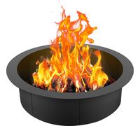 Foyer anneau de feu coupe de feu de camp métal Ø914,4mm jardin terrasse