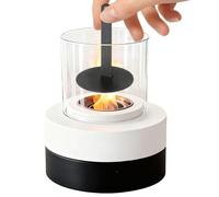 Foyer de Table d'extérieur - Bol à feu Rond Portable en métal avec Fonction de sécurité pour Bureau - Foyer Minimaliste pour Jardin, terrasse | pour la Maison Balcon Chambre Salon Pique-Nique