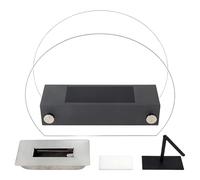 Foyer de Table pour Intérieur | 35 x 12 x 28 cm Brûleur à Éthanol | Brasero Décoratif | pour Jardin Terrasse Balcon Pique-Nique Salon Cuisine Chambre