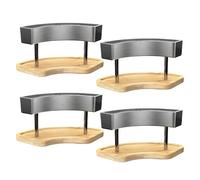 Foyer De Table Pour Usage En Extérieur - Brûleur De Poêle Pour Extérieur En 4 Pièces | Cheminée de Table,pour Plage Et Jardin Et Arrière Cour Et Balcon Et Pique Nique Et Dîner Et Rassemblement Et Fête