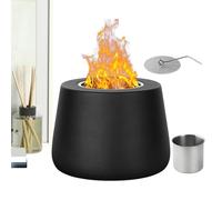 Foyer Décoratif d'Intérieur de Table,Sculpture Decoratives De Style Moderne,Ambiance Feu de Camp pour Table | pour Patio, Terrasse, Jardin, Salon, Camping, Balcon, Barbecue Et Fête