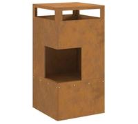 foyer vidaXL 50x50x100 cm en acier résistant aux intempéries