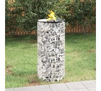 Foyer en Gabion 50 x 100 cm,Jardinière de jardin - Panier à pierre - Panier à gabions de jardin,Fer galvanisé pour Extérieur, Terrasse, Jardin, Barbecue