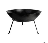 Foyer - Esschert - Bol sur pieds - Noir - Rond - Design moderne