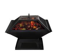 Foyer extérieur, Brasero de chauffa intérieur foyers domestiques, poêle brasero à Charbon Bois Cour extérieure, d'hiver Multifonction Barbecue Grill pour terrasse, Jardin