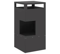 Foyer Extérieur Rectangulaire Noir 50 x 50 x 100 cm