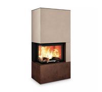 Foyer modulaire Neocube C20 7,8 kW Phedra, Iron Corten