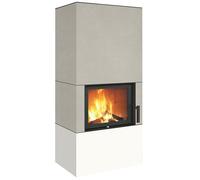 Foyer modulaire Neocube F10 4,8 kW Phedra, Blanc arctique