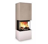 Foyer modulaire Neocube P10 5,7 kW Phedra, Blanc arctique