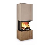 Foyer modulaire Neocube P10 5,7 kW Phedra, Rovere Buckskin
