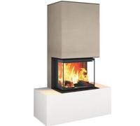 Foyer modulaire Neocube P11 5,7 kW Phedra, Blanc arctique