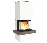 Foyer modulaire Neocube P14 5,7 kW Artic White, Barro