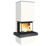 Foyer modulaire Neocube P14 5,7 kW Artic White, Iron Grey