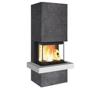 Foyer modulaire Neocube P14 5,7 kW Iron Grey, Just White