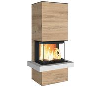 Foyer modulaire Neocube P14 5,7 kW Rovere Buckskin, Just White