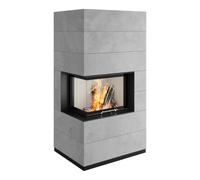 Foyer modulaire Spartherm SIM Varia 2Lh H2O 10,4 kW Modul 1/3, Beton natur
