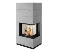 Foyer modulaire Spartherm SIM Varia 2R-55h H2O 7 kW Modul 2/3, Beton Fino