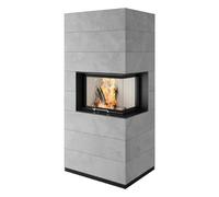 Foyer modulaire Spartherm SIM Varia 2Rh H2O 10,4 kW Modul 3/3, Beton natur