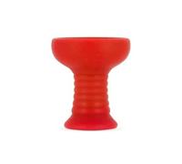 foyer phunnel en silicone pour shisha rouge