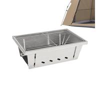 Foyer portable, accessoire de barbecue pliable et résistant au vent, pour l'extérieur, pour randonnée, jardin, balcon, arrière-cour, terrasse, voyage, pique-nique, fête et