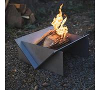 Foyer portatif pour Le Camping, Bols de brasero d'extérieur, brasero d'extérieur en métal Robuste pour l'extérieur, foyers à Bois, Grand feu de Joie pour Patio, Jardin, Pique-Nique, Barbecue