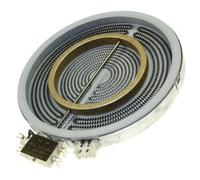 Foyer radiant 230mm double zone d'origine Plaque de cuisson (1051213034 00356260 SIEMENS BOSCH NEFF GAGGENAU)