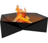 Cuve à feu de Jardin Kratki Fire Gamma autoportante, hexagonale, Dimensions L69,2 x L60,5 x H22,5 cm, Poids 15,5 kg, en Acier Robuste et résistant à la Chaleur