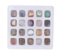 FOYTOKI 1 boîte Boîte de Spécimens Minéraux Naturels pour Garçon Fille Kit Éducatif de Géologie Éveil Science Polies Cadeau Anniversaire et Jeux Préscolaires