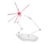 FOYTOKI 1 Ensemble De Support De Figurine d'action en Plastique avec Effets, Support De Figurine De Base À Monter Soi-même, Présentoir De Figurines De Jouets pour Modèle De Poupée