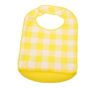FOYTOKI 1 Pièce Bavoir Adulte Étanche pour Personnes Âgées Tablier de Protection Alimentaire Réutilisable Optimal avec Bretelles Élargies pour Port