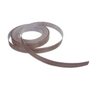 FOYTOKI 1 rouleau de chant thermocollant noyer noir, 5 CM x 15 m, bande de chant flexible pour placage, réparation de meubles, bois pour panneaux de particules