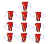 FOYTOKI 10 Pièces Bandes de Guirlande Triangle Colorées Décorations de Fête pour Événements Spéciaux et Célébrations