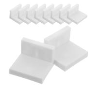 FOYTOKI 10 Pièces Équerre Angle pour Meuble avec Double Fonction de Connexion Support Robuste Métal pour Assemblage Armoires et Étagères