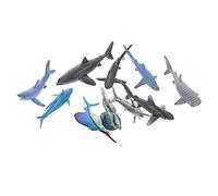 FOYTOKI 10 Pièces Figurines de Poissons Réalistes Imitation Éducatifs pour Interactions Parent et Développement de Coordination