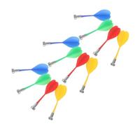 FOYTOKI 12 Pièces Fléchettes Magnétiques pour Cible Magnétique Fixation Sécurisée, Design Ergonomique en Plastique et Métal, pour Fêtes et Réunions Familiales