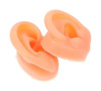 FOYTOKI 1paire Silicone Ear Model for Realistic Jewelry Display Human Piercing Ear Model for Teaching and Special Effects Makeup