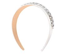 FOYTOKI 1Pièce Bandeau de Décoré de Accessoire de Mode Bandeau Élégant pour Mariage et Occasions Spéciales Couleur Blanche Design Simple