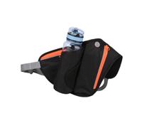 FOYTOKI 1pièce Sacoche Banane Multifonctionnelle pour Téléphone Et Bouteille De Étanche pour Randonnée Course Cyclisme Sacoche De Sport Portable Noire
