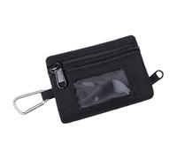 FOYTOKI 1pièce Sacoche de Ceinture Tactique Noire Résistante et Légère Pochette Zippée Polyvalente pour Homme et Femme pour Randonnée Camping et Sport Extérieur