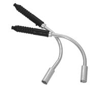 FOYTOKI 2 Ensembles Kit de Nouilles de Frein Vélo avec Gaine Caoutchouc Tube Coudé pour Système de Frein en V Protection et Compatibilité pour VTT Route et Vélo Urbain