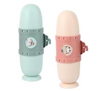 FOYTOKI 2 Pièces Boîte de Rangement pour Dents Forme de sous Marin Étui de Voyage Portable de Lavage pour Salle de Bain