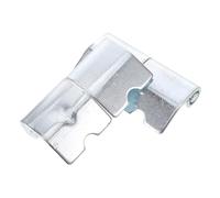 FOYTOKI 2 Pièces Charnière Remorque en Métal Argenté 8,5x4,2x2,3 Cm pour Caisse de Chargement et Ridelle de Camion, Performance Lourde et Fonctionnement Stable